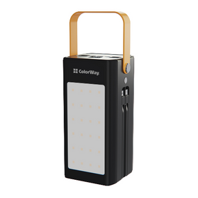 Павербанк 80000mAh ColorWay CW-PB800LPA8BK-PDD 22,5W QC+PD LED дисплей чорний