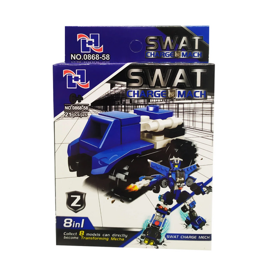 Дитячий конструктор 0868-58 поліцейський транспорт (Вид 2)