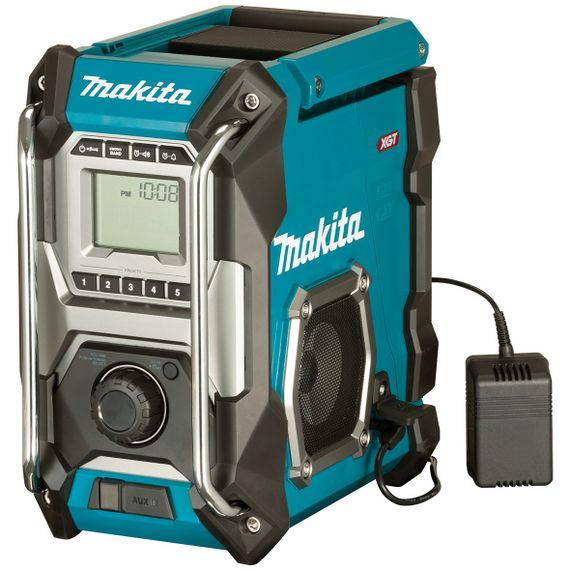 Радіоприймач акумуляторний Makita MR001GZ (XGT, LXT, CXT, FM/AM, 2 x 5 Вт, без акумуляторів та зарядного пристрою) | Зображення 1