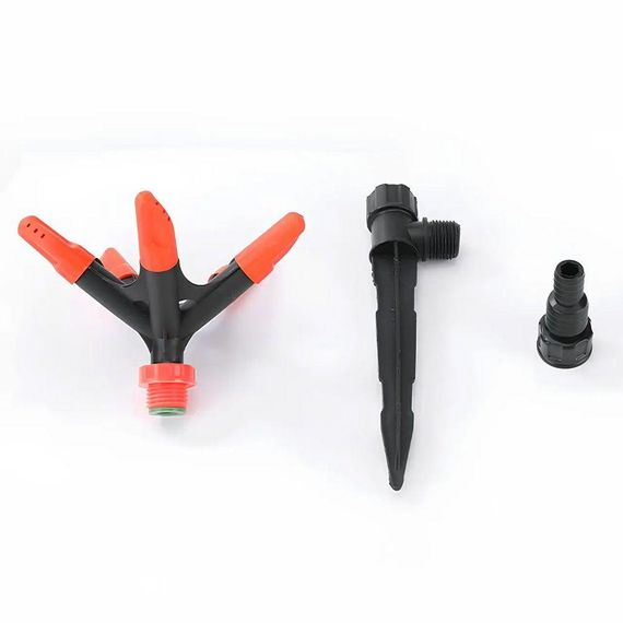 Садовая система полива с вращением на 360° / Спринклерный ороситель для газона / Распылитель для сада | Зображення 8