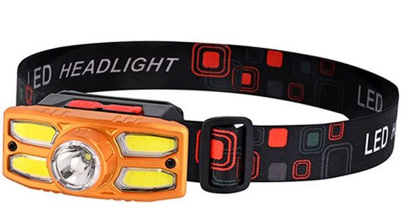 Налобный LED фонарь Headlight HX-209 XPE+COB акумуляторний универсальный фонарик | Зображення 2