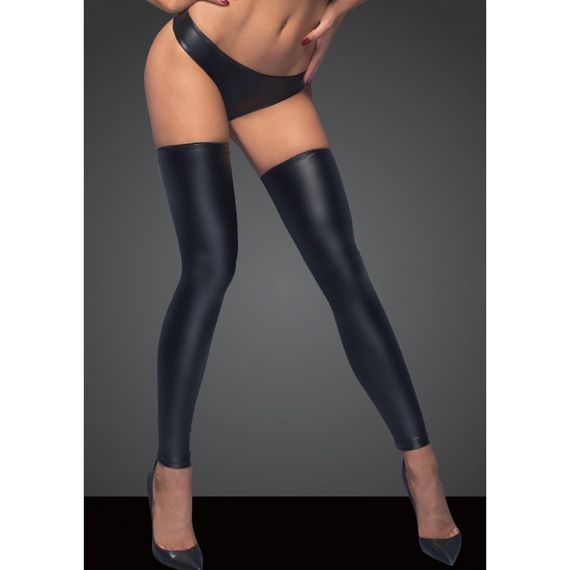 Панчохи на блискавці+стринги F163 Noir Handmade L sexstyle