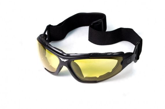 Очки защитные фотохромные Global Vision Shorty Photochromic (yellow) Anti-Fog, желтые фотохромные | Зображення 2
