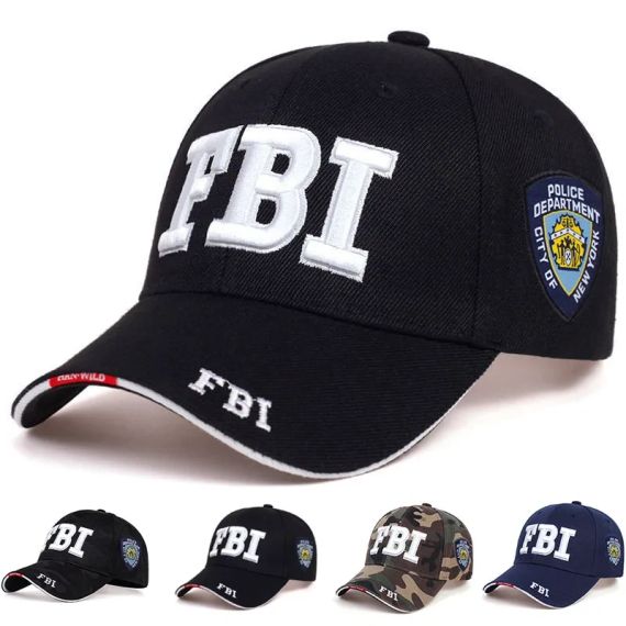 Модные бейсболки кепки FBI | Зображення 3