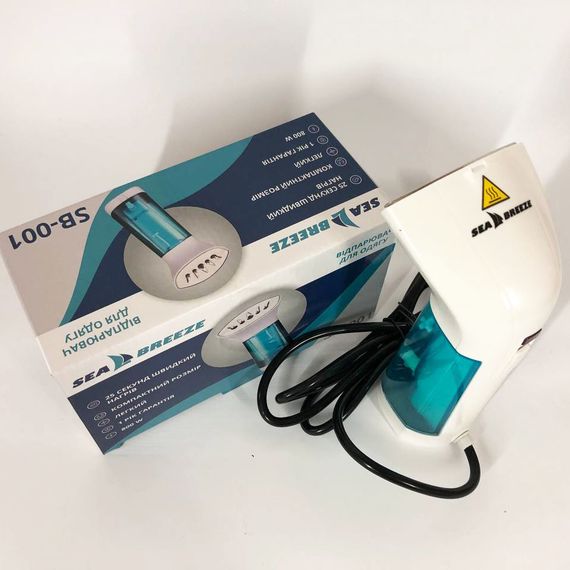 Відпарювач портативний SeaBreeze SB-001, парова щітка відпарювач, компактний. Колір: білий | Зображення 6