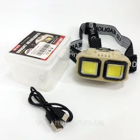 Налобный фонарь с линзой Bailong, Мощный налобный LED фонарь для походов на лоб LF-25