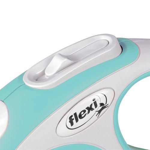 Рулетка Flexi New Comfort для собак, стрічка, розмір XS, 3 м (блакитна) | Зображення 2