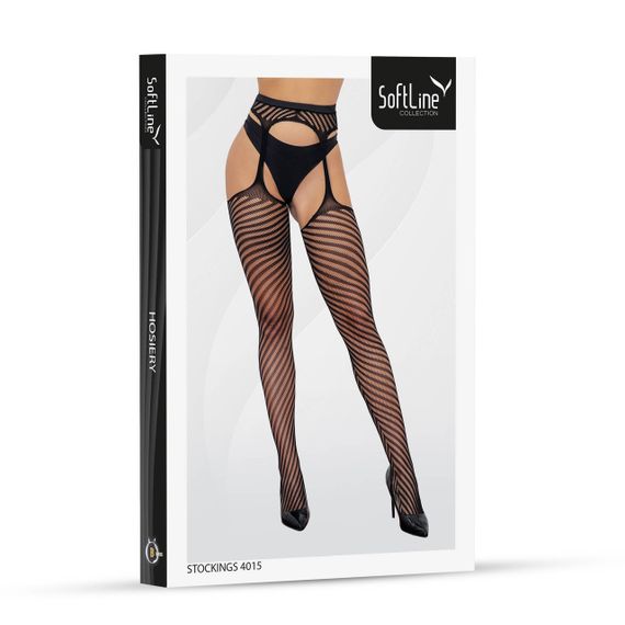 Панчохи - Stockings 4015, black - One Size Sex Aura | Зображення 2