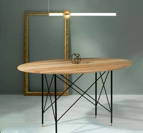 Люстра світлодіодна підвісна LED світильник для квартири на стелю лед 26269 Латунь 20-150х10х90 см.