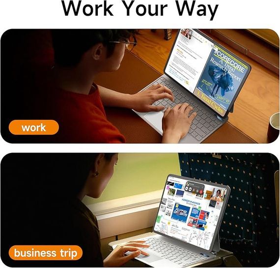 Чохол-клавіатура Nimin для iPad Air 13" (2024) та iPad Pro 12.9" (6/5/4/3 покоління) | Зображення 4