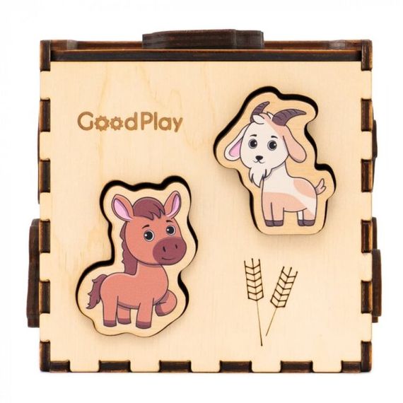 Кубик-сортер Фермерський світ GoodPlay CUB-4-006 Різнокольоровий shop (4820276870246) | Зображення 2