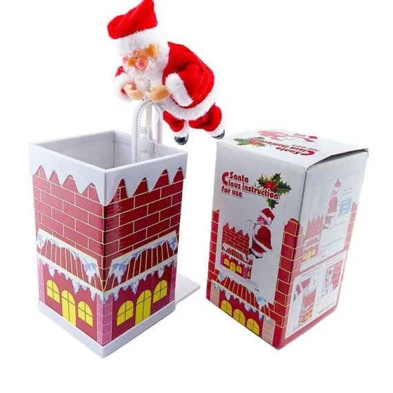Интерактивная игрушка "Санта-Клаус в дымоходе" | Зображення 4