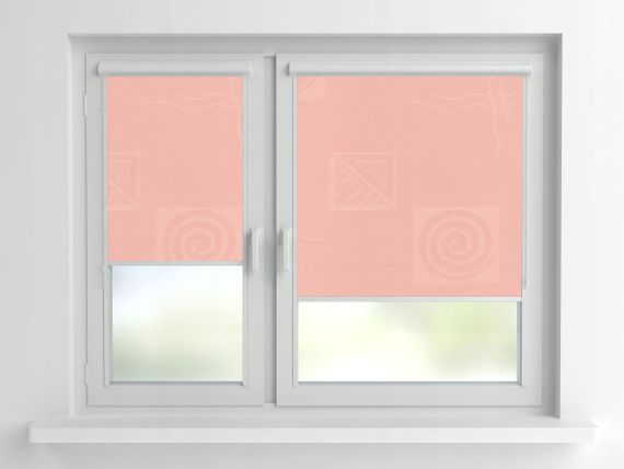 Рулонная штора Rolets Икеа 2-1842-600 60x170 см закрытого типа Розовая