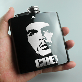 Фляга SV из нержавеющей стали "Guevara A" 170 мл Черный (sv2238-8)