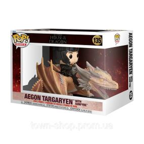 Игровая фигурка Funko POP! Rides серии Дом Дракона S4 - Эйгон Таргариен и Солнечный Огонь