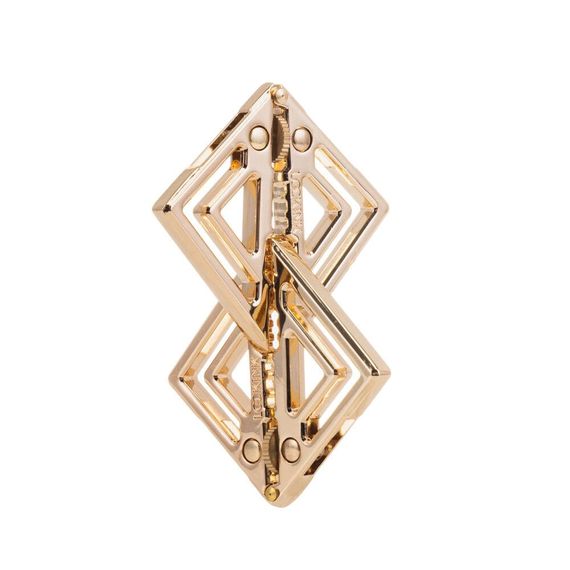 Зажимы для сосков с тяжелой подвеской LOCKINK Adjustable Nipple Clamps with Heavy Pendant Золотистый One Size | Зображення 4