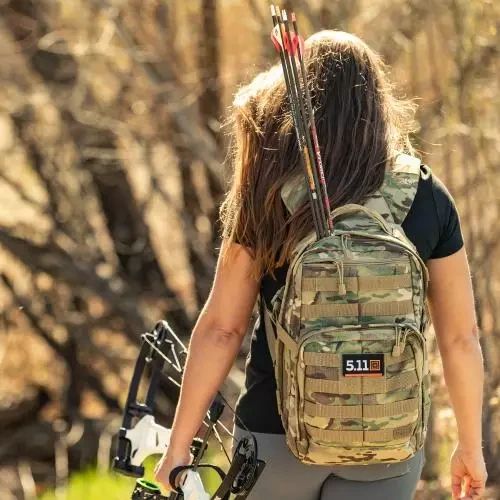 Тактичний рюкзак 5.11 Tactical RUSH 24L 2.0  Multicam міцний штурмовий рюкзак із системою MOLLE для військових, туризму та EDC | Зображення 9
