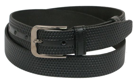 Ремень под брюки Skipper черный 3,5 см