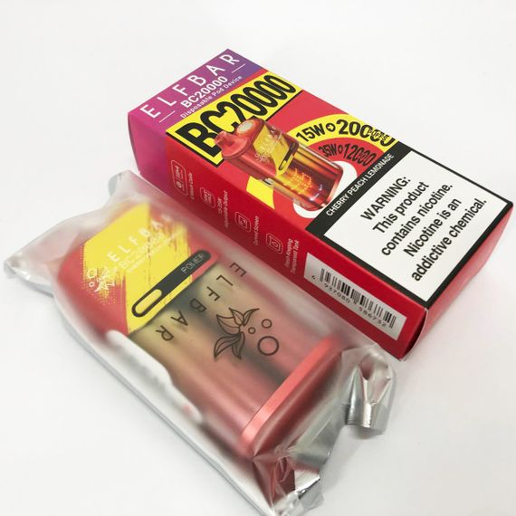 Elf Bar BC20000 смак Вишня Персик Лимонад (Cherry Peach Lemonade) | Зображення 2