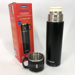 Гарний невеликий термос, Термос похідний для напоїв, для чаю помповий Термочашка похідна UH-30