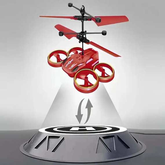 Радіокерований іграшковий вертоліт для дітей Induction Flyer знижка | Зображення 1