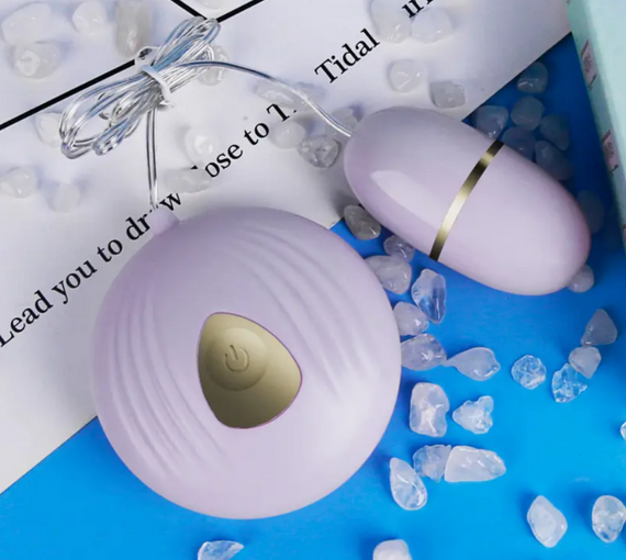 Вібро-яйце з дротовим керуванням і 7 режимами вібрації Lilo Violet Sex Aura | Зображення 5