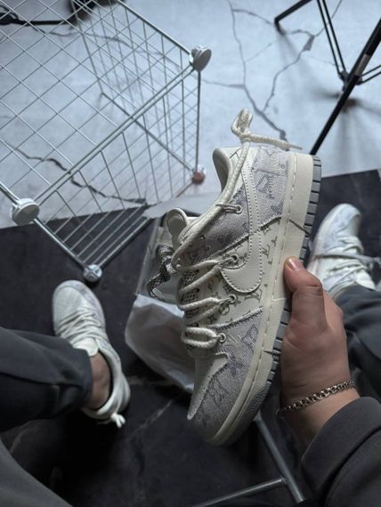 Кросівки демісезонні Nike SB x Louis Vuitton колір: білий-синій | Зображення 5