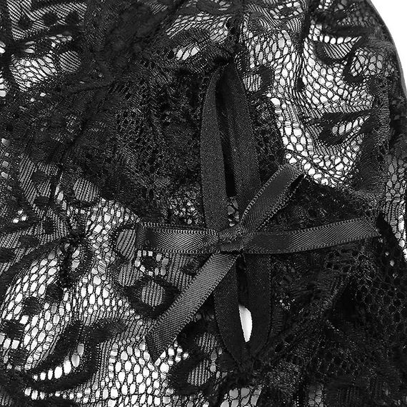 Сексуальне мереживне боді з доступом та v-вирізом, розмір S | Зображення 2