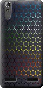 Чехол на Lenovo K3 (K30-t) Переливающиеся соты "498u-114-17620"