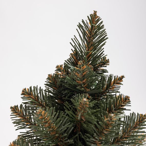 Штучна новорічна настільна міні ялинка «Полонинська» зелена 25 см SOK-M-03-1 | Зображення 1