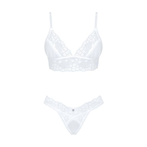 Еротичний комплект Obsessive Heavenlly 2-pcs set XS/S, бюстгальтер і танга | Зображення 2