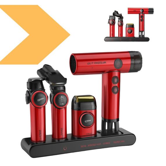 Великий професійний комплект VGR SteplerSS Pro 4 in 1 Red (46076-VGR STEPLERSS PRO 4 IN 1 RED_171) | Зображення 4