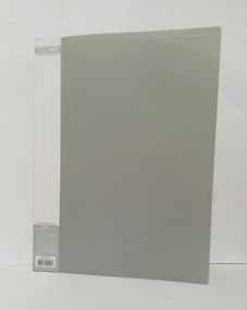 Папка пластиковая с скоросшивателем, A4 BM.3407-99 BUROMAX (4823078952097) Серый