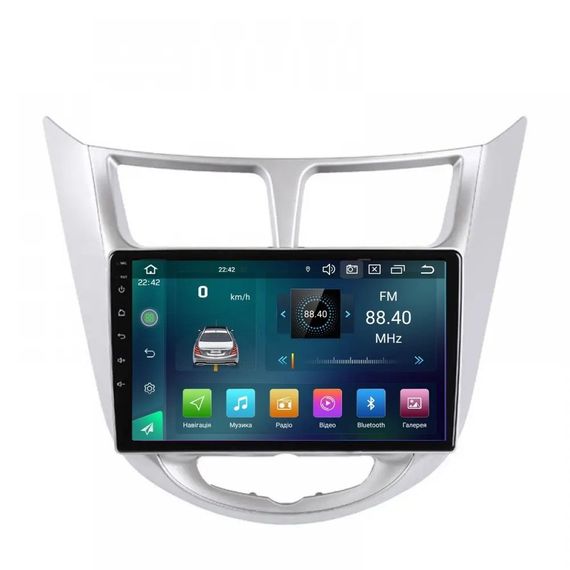 Автомагнітола 9 дюймів Android 10 XPRO для Hyundai Accent 2010-2016 (MER-14097_6006)
