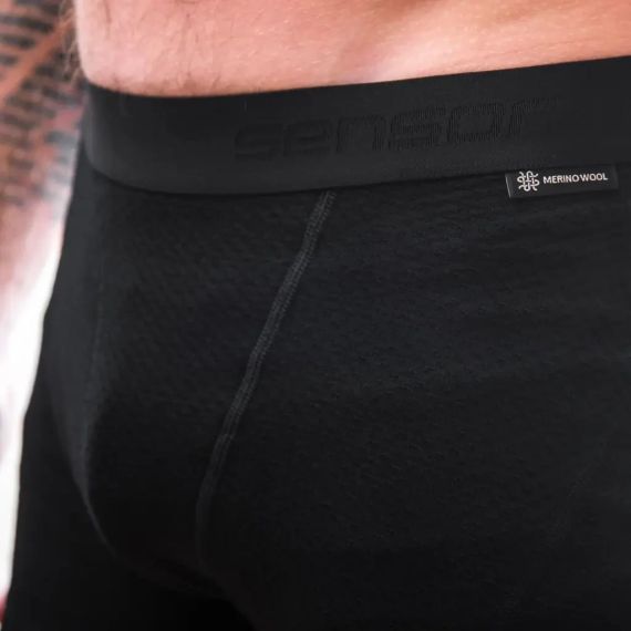 Термотруси чоловічі Sensor Merino DF black 15100027, SM21M-black-M | Зображення 1