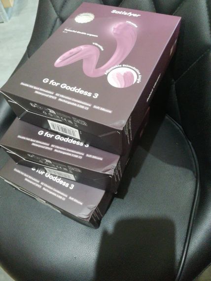Вагінально-кліторальний вібратор Satisfyer G for Goddess 3 Wine Red (м'яте паковання!!!) Sex Aura | Зображення 1