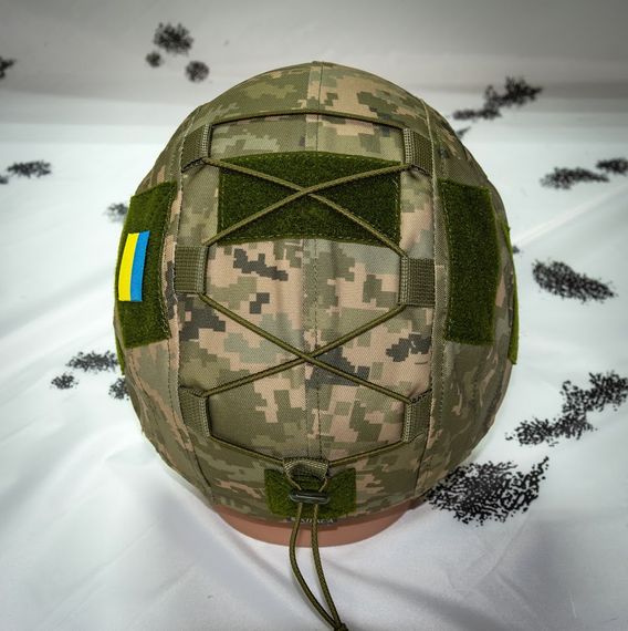 Кавер Kirasa на шлем с козырьком Ballistic Helmet KC-HM001 мультикам (KI605) | Зображення 8