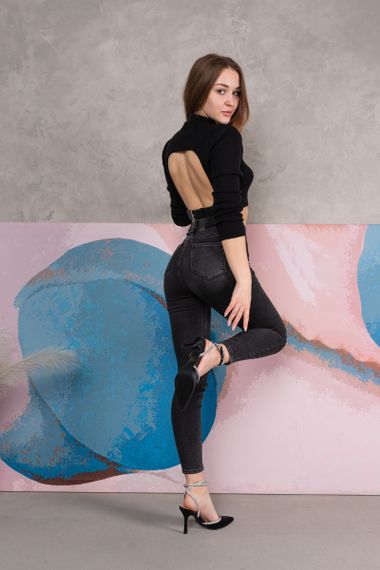 Женские босоножки Fashion Catherin 3974 40 размер 255 см Черный | Зображення 8