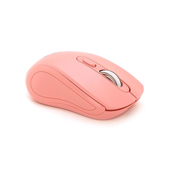 Миша бездротова iMICE W-718, 6 кнопок, 800/1200/1600 DPI, 2.4Ghz, Bluetooth, 10м, Windows XP/Vista/Win7/8/10 Mac OS X, Rechargable, Pink, BOX, Q100