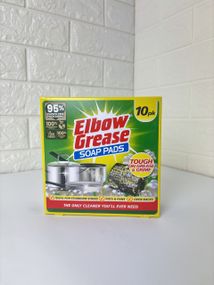 Elbow Grease Губка металева з мильним розчином для миття посуду 10 шт