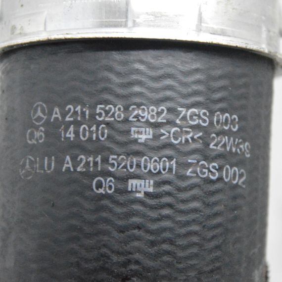 Патрубок інтеркулера лівий 2.2 CDI Mercedes E-Class W211 S211 2002-2009 Патрубок Мерседес в211 с211 A2115282982 | Зображення 2