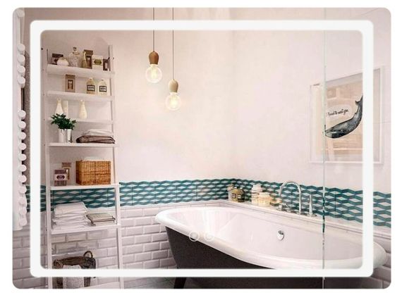 Дзеркало Qtap Mideya (DC-F908) 800х600 QT2078F908W