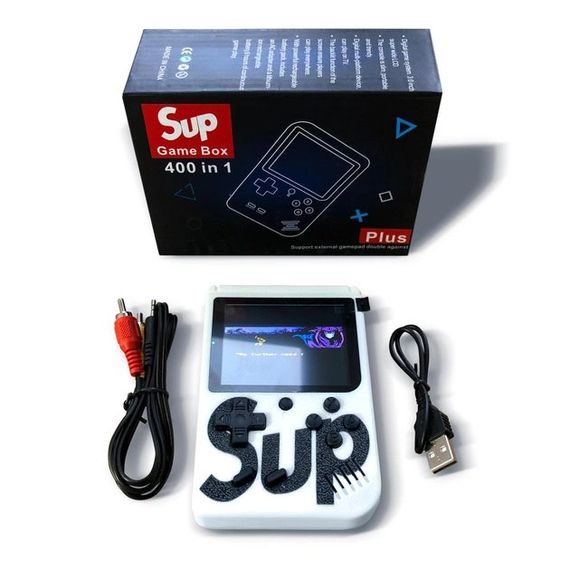 Ігрова приставка консоль Sup Game Box 500 ігор, Ретро приставка денді, Тетріс приставка. Колір: білий | Зображення 6
