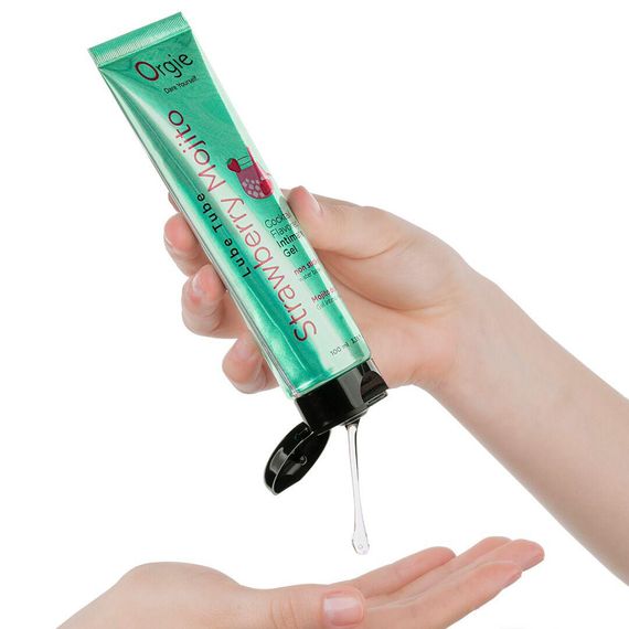 Лубрикант на водній основі Orgie Lube Tube Strawberry Mojito, 100 мл Sex Aura | Зображення 1