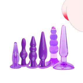 Набір анальних пробок  Універсальний. Фіолетовий 2004-2