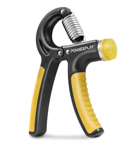 Еспандер кистьовий PowerPlay PP-4323 з регульованим навантаженням 10-40 кг Strength Grip Чорно-жовтий (PP_4323_Bl/Yellow)