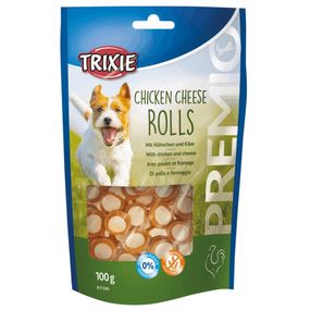 Ласощі для собак з куркою та сиром Trixie Premio Chicken Cheese Rolls, 100 гр