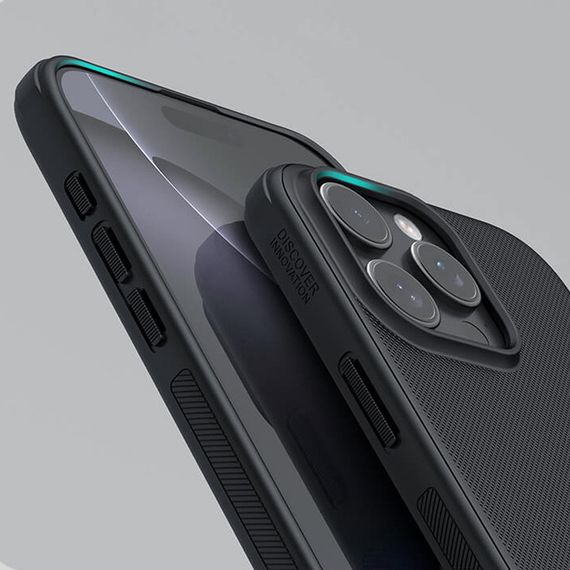 Чохол Nillkin Matte Pro для Apple iPhone 16 Pro (6.3") Чорний / Black | Зображення 5