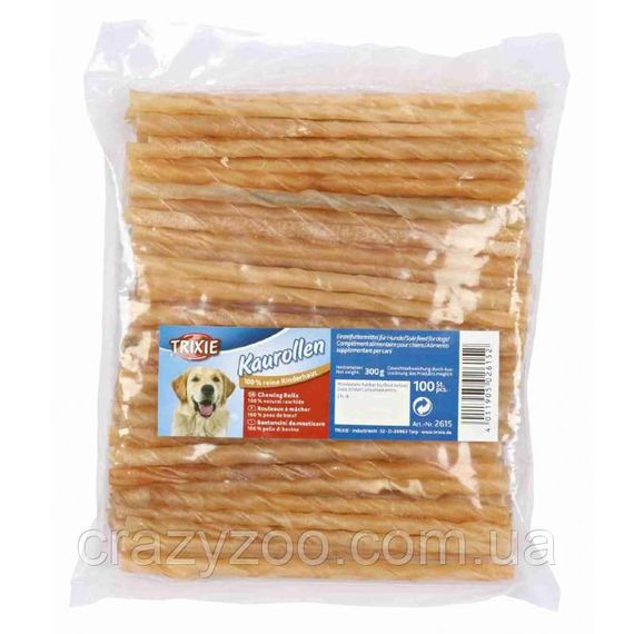 Лакомство для собак Trixie Chewing Rolls Крученые палочки 9-10 мм 2617 ЦЕНА ЗА 1 ШТ | Зображення 2