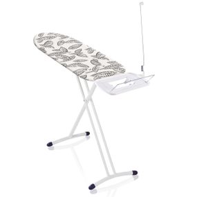 Гладильная доска Leifheit AirBoard Express M 120x38 см, легкая термопластиковая столешница, 72565